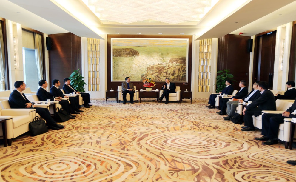 中国长城资产张晓松总裁到访华润